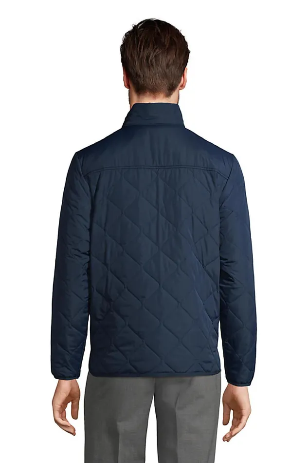 Lands039 End Coats and Jackets Men Insulated Quilted Jacket Radiant Navy Lands039 End Coats and Jackets Men Insulated Quilted Jacket Radiant Navy