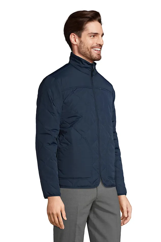 Lands039 End Coats and Jackets Men Insulated Quilted Jacket Radiant Navy Lands039 End Coats and Jackets Men Insulated Quilted Jacket Radiant Navy
