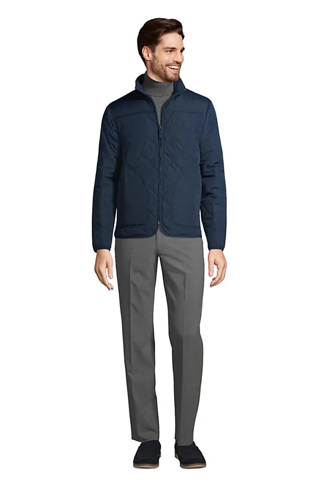 Lands039 End Coats and Jackets Men Insulated Quilted Jacket Radiant Navy Lands039 End Coats and Jackets Men Insulated Quilted Jacket Radiant Navy