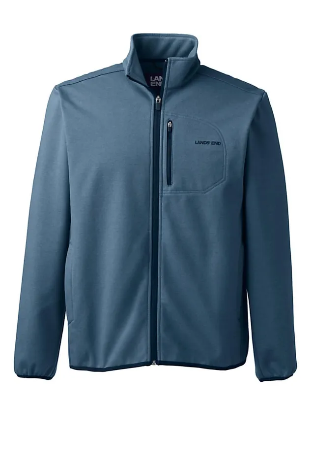 Lands039 End Coats and Jackets Men Marinac Windproof Fleece Jacket Bering Sea Blue Lands039 End Coats and Jackets Men Marinac Windproof Fleece Jacket Bering Sea Blue
