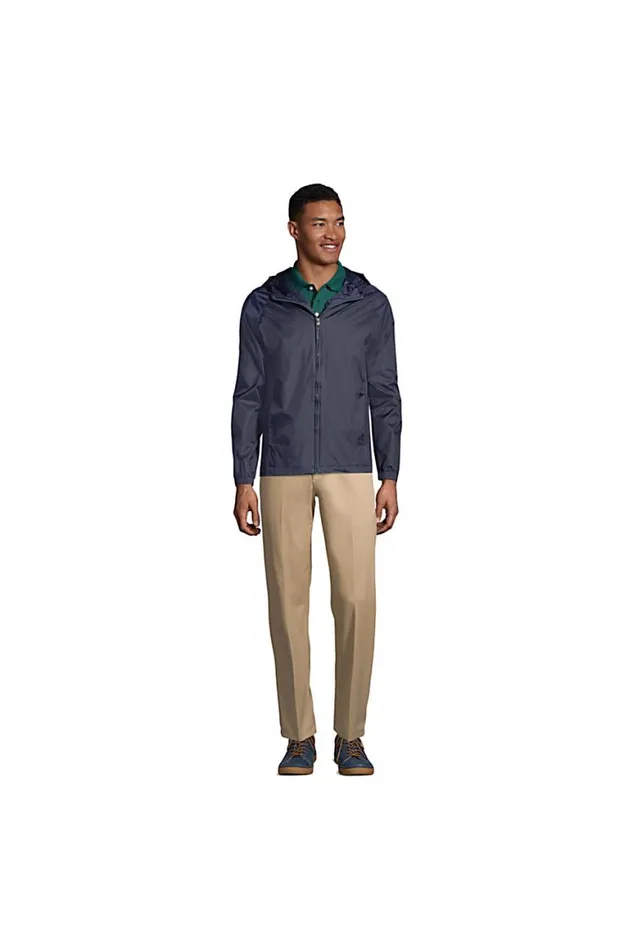 Lands039 End Coats and Jackets Men Packable Rain Jacket Classic Navy Lands039 End Coats and Jackets Men Packable Rain Jacket Classic Navy