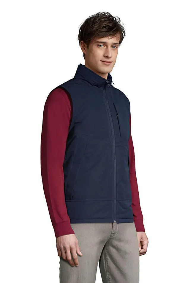 Lands039 End Coats and Jackets Men Packable Travel Vest Radiant Navy Lands039 End Coats and Jackets Men Packable Travel Vest Radiant Navy