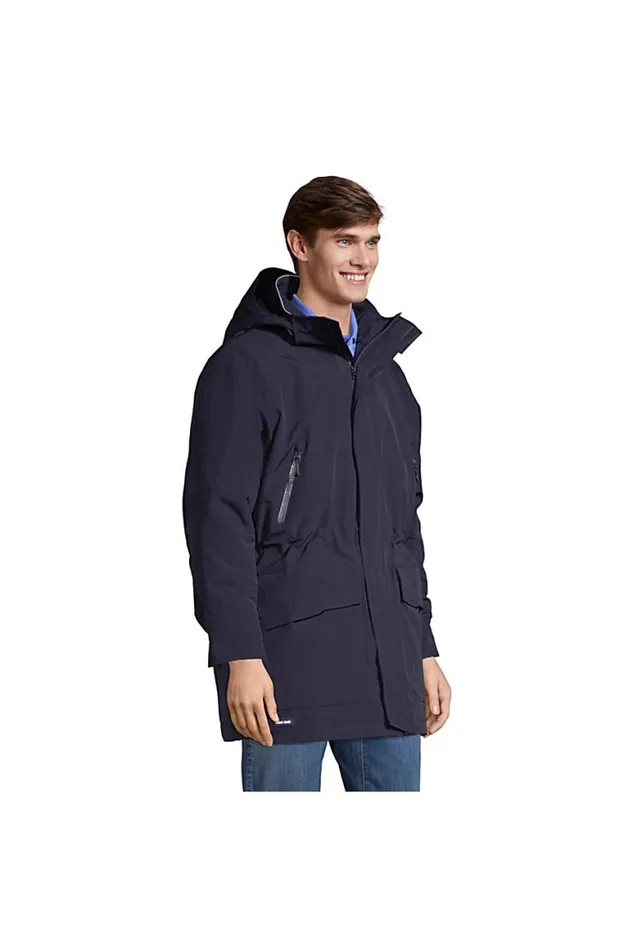Lands039 End Coats and Jackets Men Squall Parka True Navy