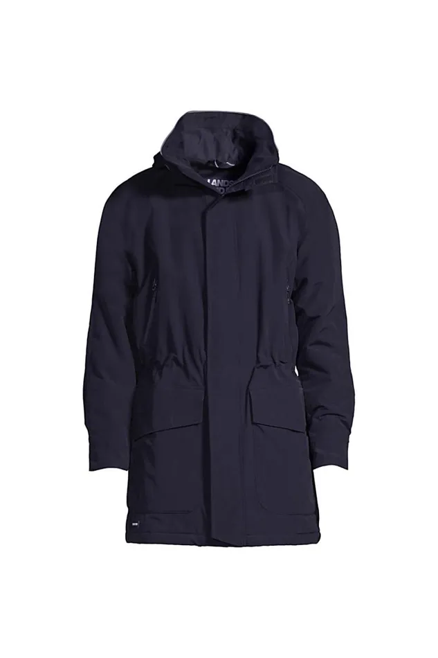 Lands039 End Coats and Jackets Men Squall Parka True Navy