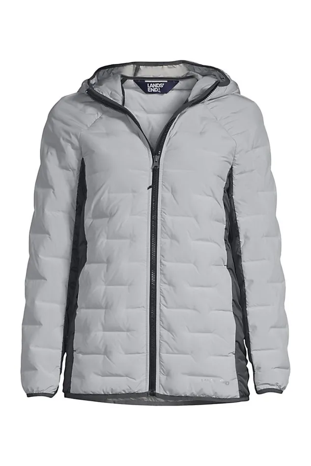 Lands039 End Coats and Jackets Women Plus Size Insulated Double Weave Down Jacket With Hood Ultimate Gray Lands039 End Coats and Jackets Women Plus Size Insulated Double Weave Down Jacket With Hood Ultimate Gray