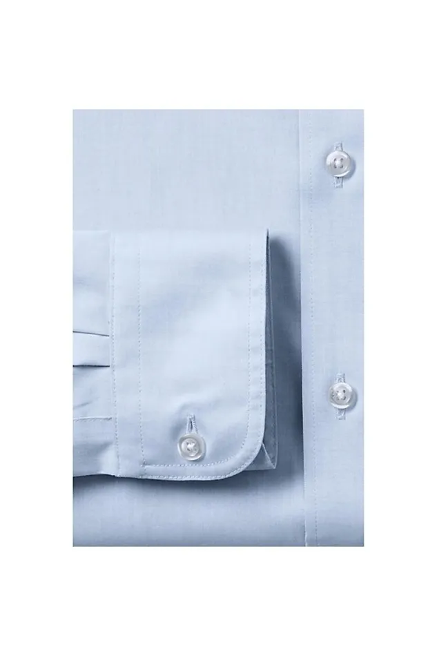 Lands039 End Dress Shirts Men Long Sleeve No Iron Pinpoint Dress Shirt Blue Lands039 End Dress Shirts Men Long Sleeve No Iron Pinpoint Dress Shirt Blue