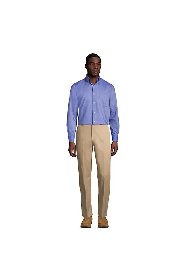 Lands039 End Dress Shirts Men Long Sleeve Solid Oxford Dress Shirt Blue Lands039 End Dress Shirts Men Long Sleeve Solid Oxford Dress Shirt Blue
