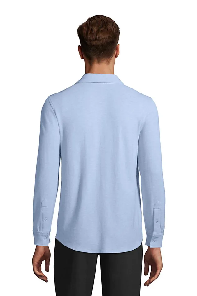 Lands039 End Dress Shirts Men Long Sleeve Textured Knit Button Down Shirt Wild Blossom Lands039 End Dress Shirts Men Long Sleeve Textured Knit Button Down Shirt Wild Blossom