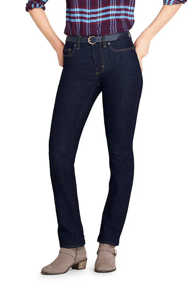 Lands039 End Jeans Women Curvy Mid Rise Bootcut Jeans 8211 Blue Deepest Indigo Lands039 End Jeans Women Curvy Mid Rise Bootcut Jeans 8211 Blue Deepest Indigo