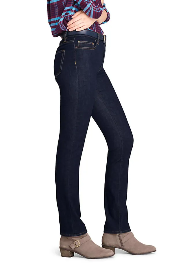 Lands039 End Jeans Women Curvy Mid Rise Bootcut Jeans 8211 Blue Deepest Indigo Lands039 End Jeans Women Curvy Mid Rise Bootcut Jeans 8211 Blue Deepest Indigo