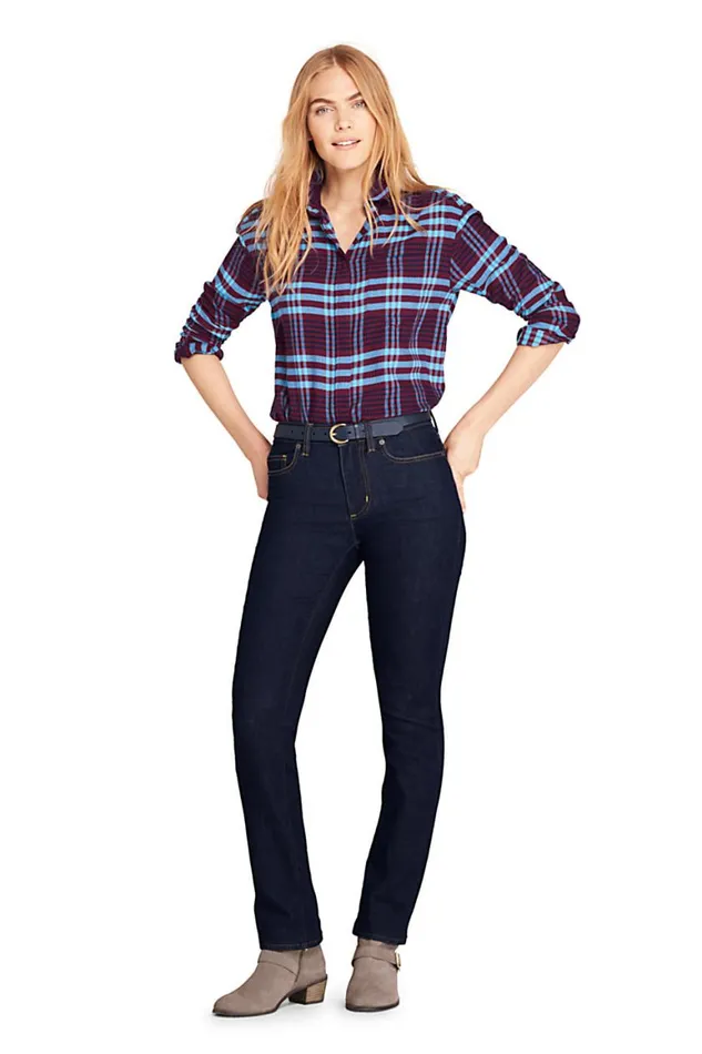 Lands039 End Jeans Women Curvy Mid Rise Bootcut Jeans 8211 Blue Deepest Indigo Lands039 End Jeans Women Curvy Mid Rise Bootcut Jeans 8211 Blue Deepest Indigo