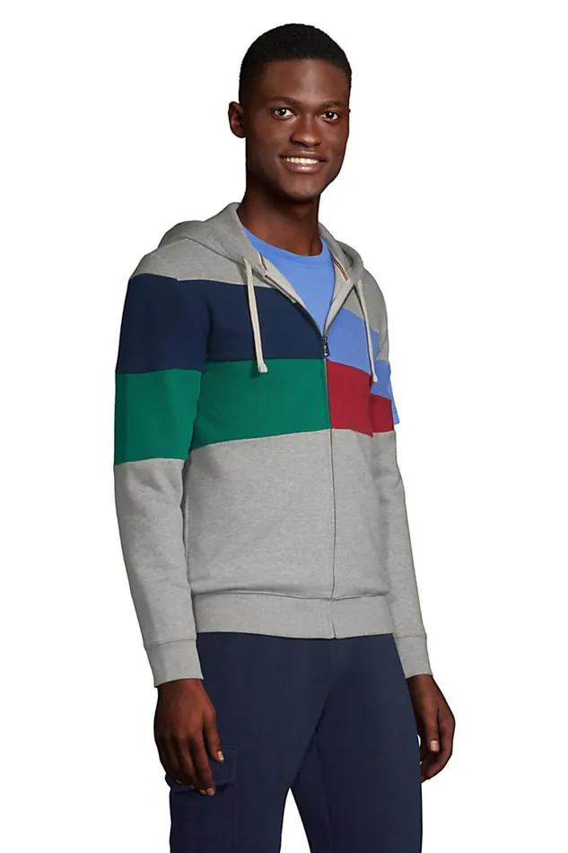 Lands039 End Knit Tops and Tees Men Serious Sweats Flag Signal Full Zip Hoodie Signal Flag Colorblock Lands039 End Knit Tops and Tees Men Serious Sweats Flag Signal Full Zip Hoodie Signal Flag Colorblock