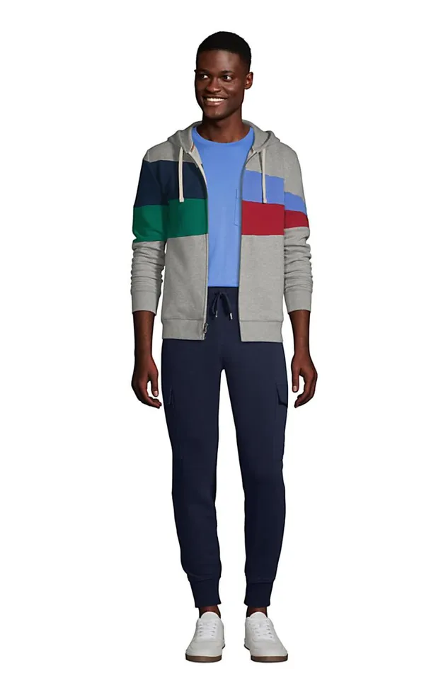 Lands039 End Knit Tops and Tees Men Serious Sweats Flag Signal Full Zip Hoodie Signal Flag Colorblock Lands039 End Knit Tops and Tees Men Serious Sweats Flag Signal Full Zip Hoodie Signal Flag Colorblock