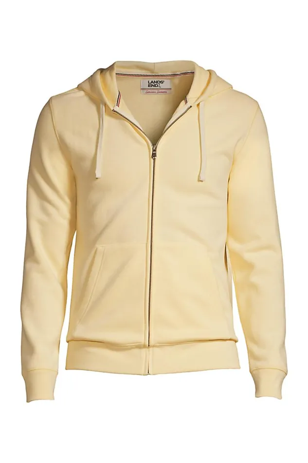 Lands039 End Knit Tops and Tees Men Serious Sweats Full Zip Hoodie Golden Candle Light Lands039 End Knit Tops and Tees Men Serious Sweats Full Zip Hoodie Golden Candle Light