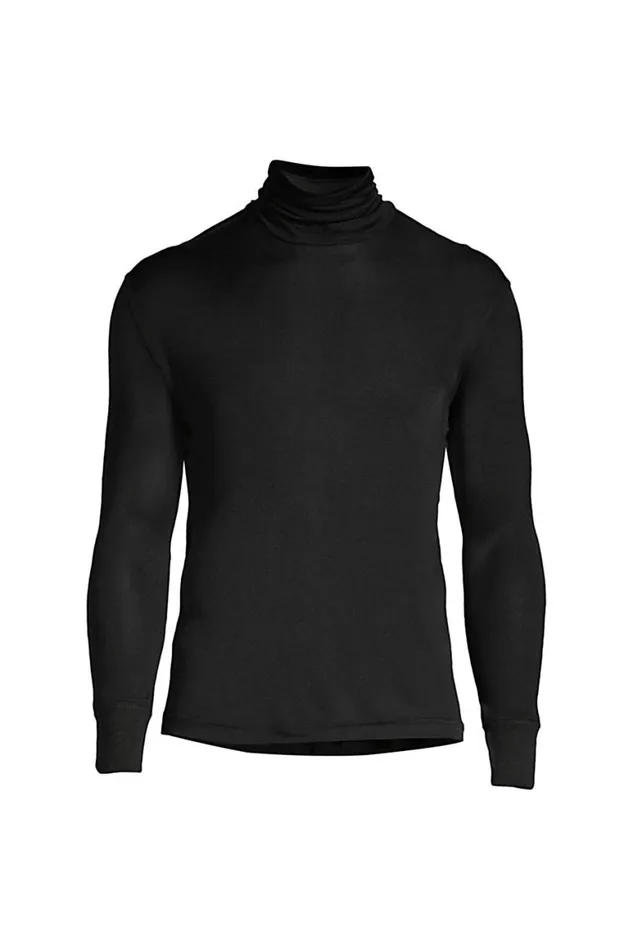 Lands039 End Long Underwear Men Silk Long Underwear Turtleneck Black Lands039 End Long Underwear Men Silk Long Underwear Turtleneck Black