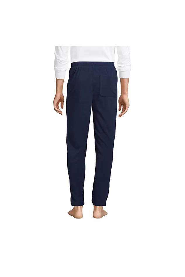 Lands039 End Pajamas and Robes Men Solid Fleece Pajama Pants Radiant Navy Lands039 End Pajamas and Robes Men Solid Fleece Pajama Pants Radiant Navy