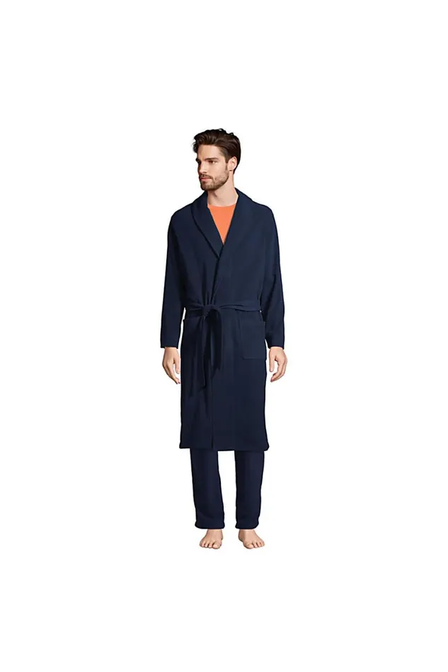 Lands039 End Pajamas and Robes Men Solid Fleece Pajama Pants Radiant Navy Lands039 End Pajamas and Robes Men Solid Fleece Pajama Pants Radiant Navy
