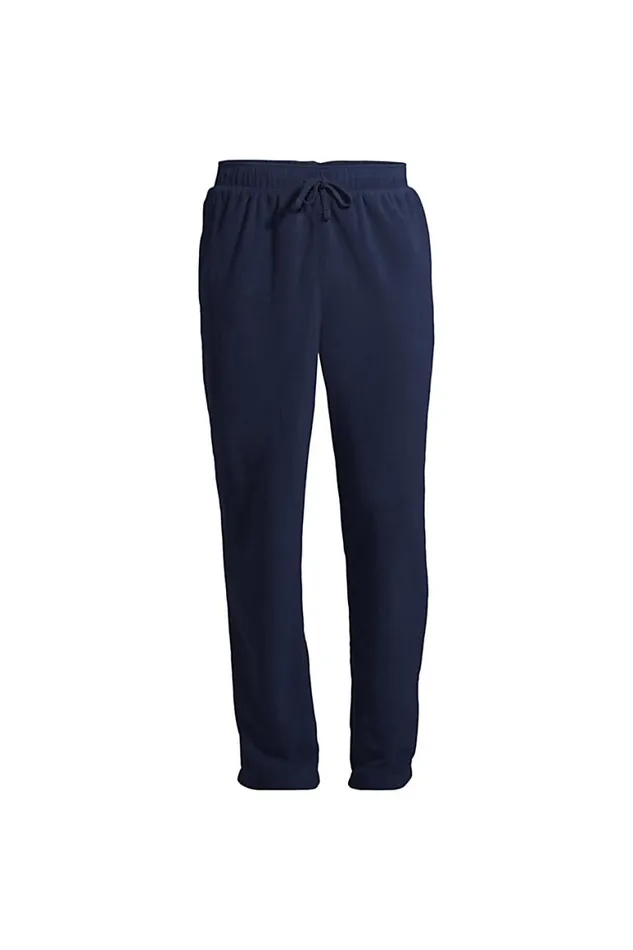 Lands039 End Pajamas and Robes Men Solid Fleece Pajama Pants Radiant Navy Lands039 End Pajamas and Robes Men Solid Fleece Pajama Pants Radiant Navy