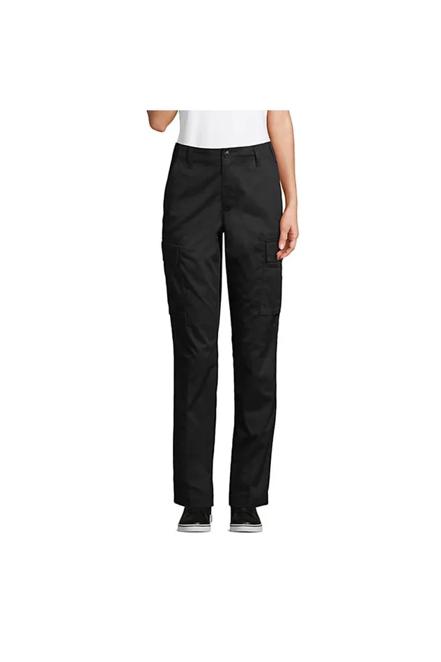 Lands039 End Pants Women Cargo Pants Black