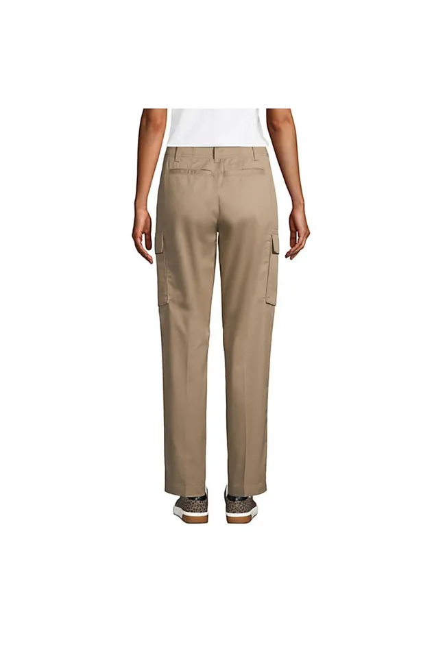 Lands039 End Pants Women Cargo Pants Black