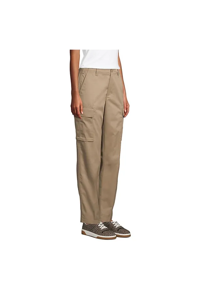 Lands039 End Pants Women Cargo Pants Black