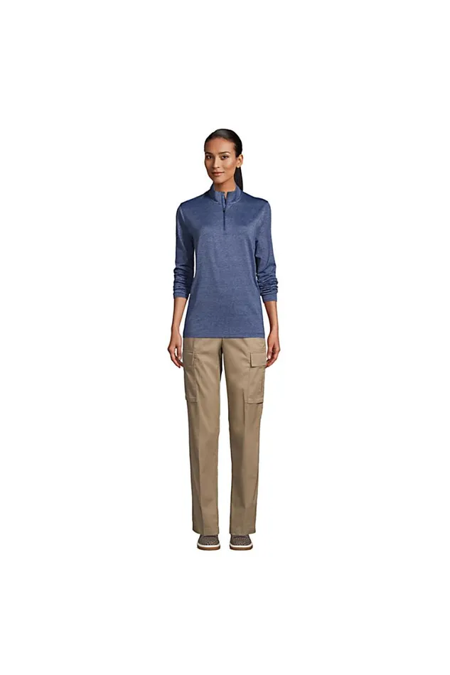 Lands039 End Pants Women Cargo Pants Black