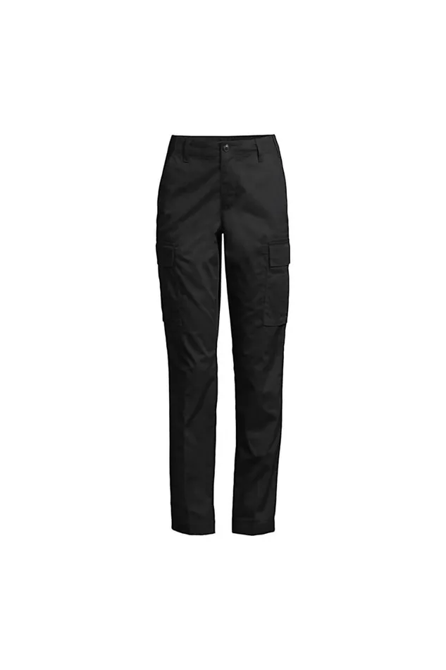 Lands039 End Pants Women Cargo Pants Black