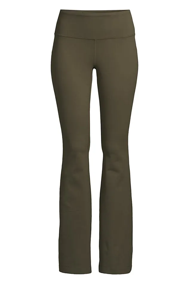 Lands039 End Pants Women Plus Size Active Flare Yoga Pants Forest Moss Lands039 End Pants Women Plus Size Active Flare Yoga Pants Forest Moss