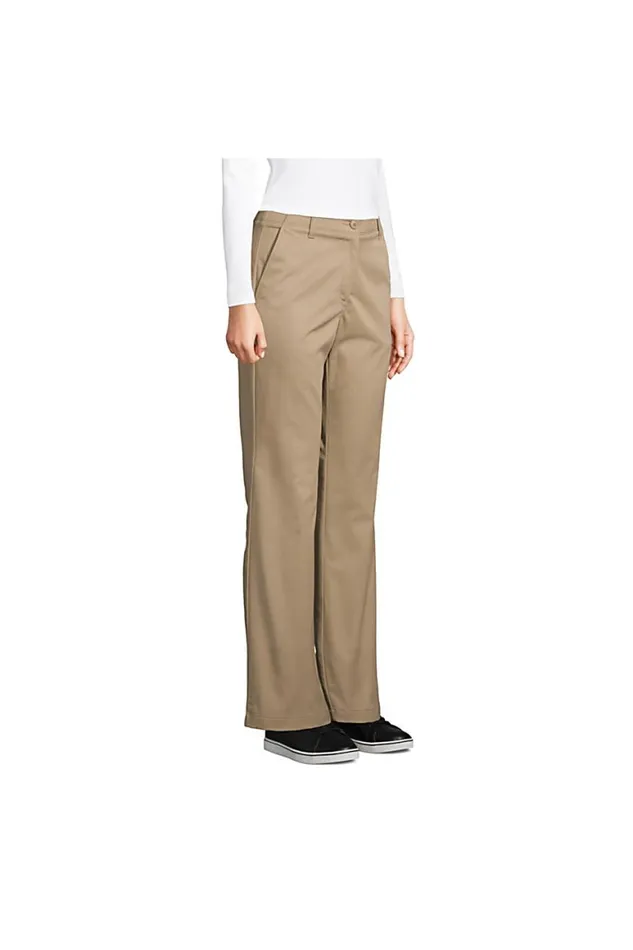 Lands039 End Pants Women Straight Leg Chino Pants Khaki Lands039 End Pants Women Straight Leg Chino Pants Khaki