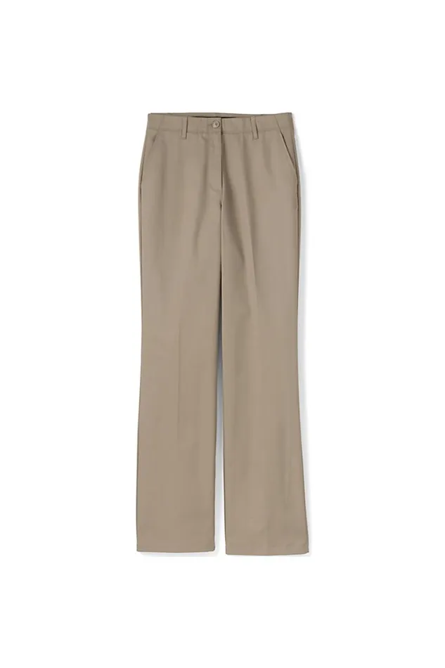 Lands039 End Pants Women Straight Leg Chino Pants Khaki Lands039 End Pants Women Straight Leg Chino Pants Khaki