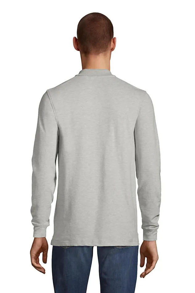Lands039 End Polo Shirts Men Comfort First Long Sleeve Mesh Polo Radiant Navy Lands039 End Polo Shirts Men Comfort First Long Sleeve Mesh Polo Radiant Navy