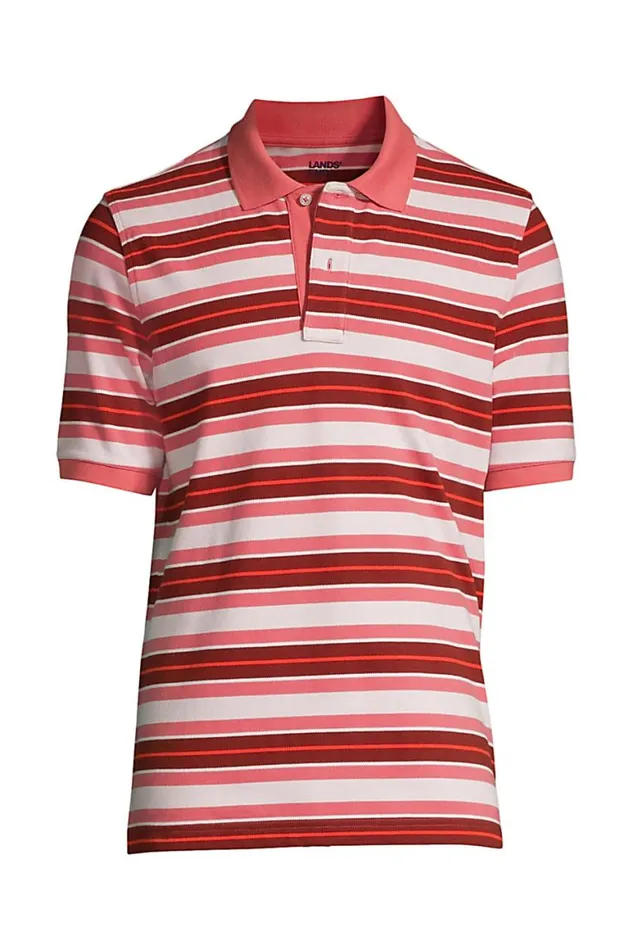 Lands039 End Polo Shirts Men Short Sleeve Stripe Comfortfirst Mesh Polo Shirt Rose Artisan Stripe Lands039 End Polo Shirts Men Short Sleeve Stripe Comfortfirst Mesh Polo Shirt Rose Artisan Stripe