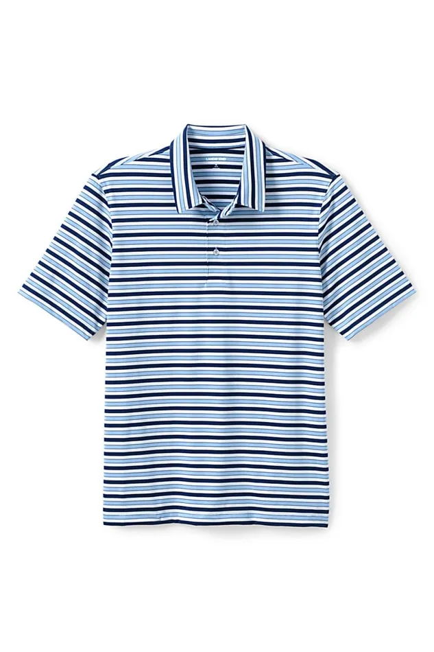 Lands039 End Polo Shirts Men Tailored Fit Short Sleeve Comfortfirst Golf Polo Shirt Soft Lake Blue Lands039 End Polo Shirts Men Tailored Fit Short Sleeve Comfortfirst Golf Polo Shirt Soft Lake Blue
