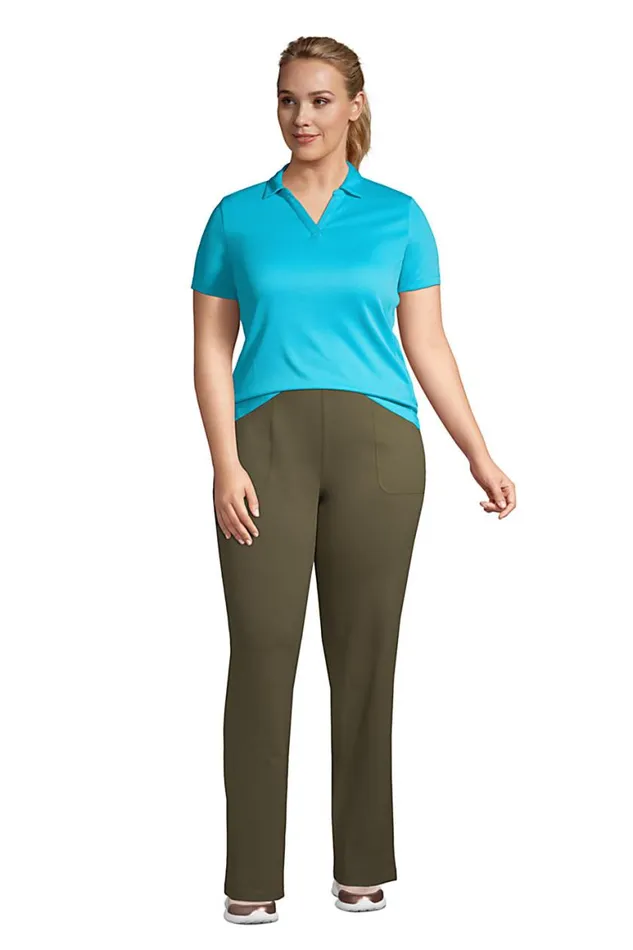 Lands039 End Polo Shirts Women Plus Size Short Sleeve Active Mesh Johnny Collar Polo Brilliant Turquoise Lands039 End Polo Shirts Women Plus Size Short Sleeve Active Mesh Johnny Collar Polo Brilliant Turquoise