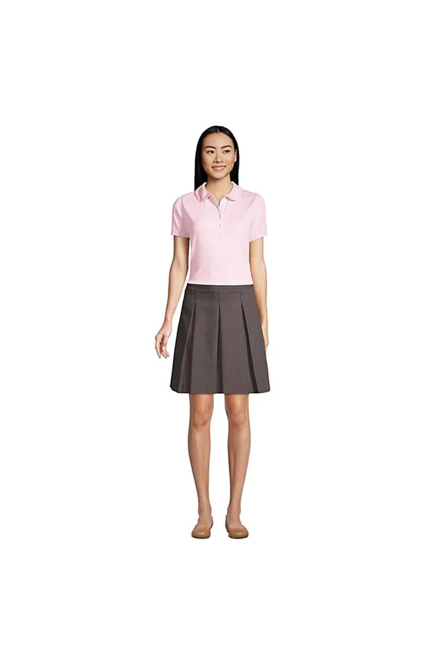 Lands039 End Polo Shirts Women Short Sleeve Peter Pan Collar Polo Shirt Blue Lands039 End Polo Shirts Women Short Sleeve Peter Pan Collar Polo Shirt Blue