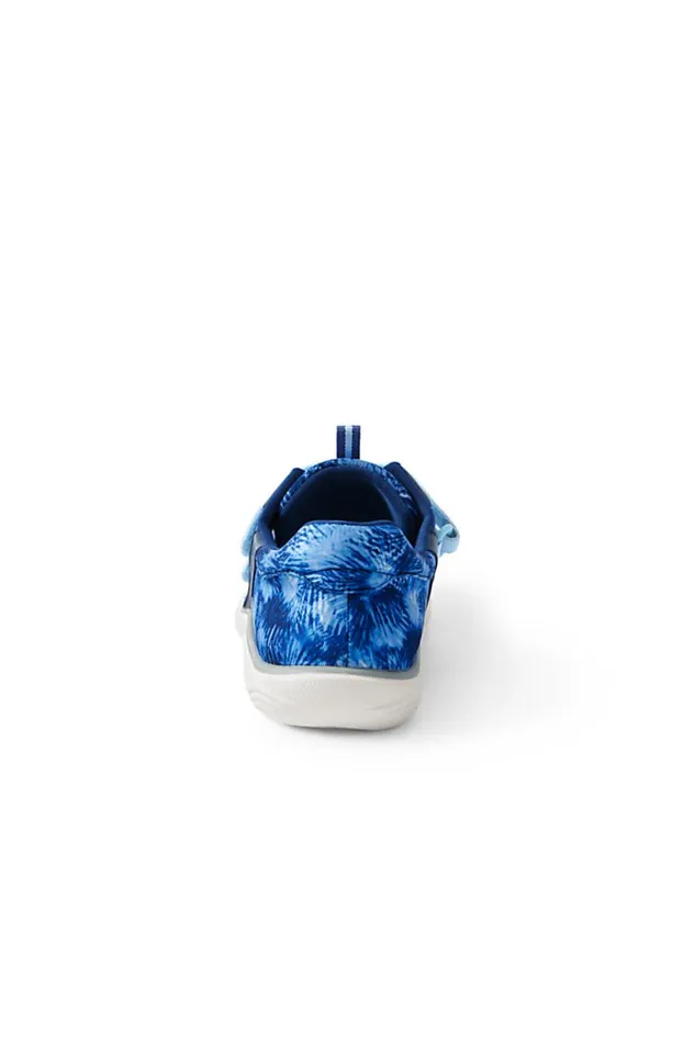Lands039 End Shoes Women Water Shoes Deep Sea Navy Tie Dye Palm