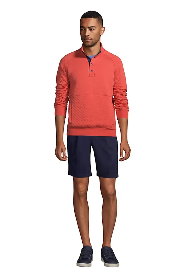 Lands039 End Shorts Men Comfort Waist Pleated 9 Inch No Iron Chino Shorts Radiant Navy Lands039 End Shorts Men Comfort Waist Pleated 9 Inch No Iron Chino Shorts Radiant Navy