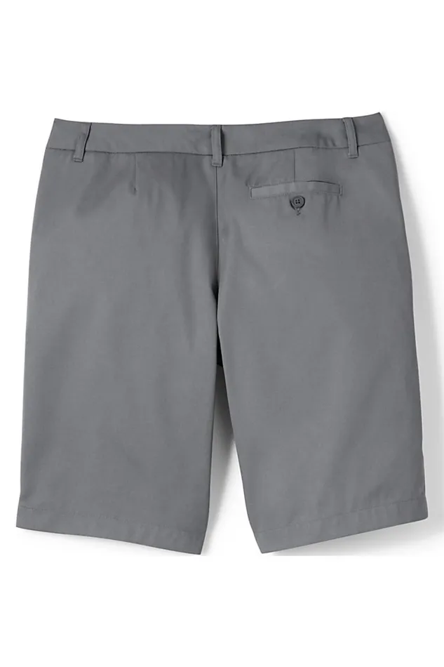 Lands039 End Shorts Women Plus Size Plain Front Blend Chino Shorts Arctic Gray Lands039 End Shorts Women Plus Size Plain Front Blend Chino Shorts Arctic Gray