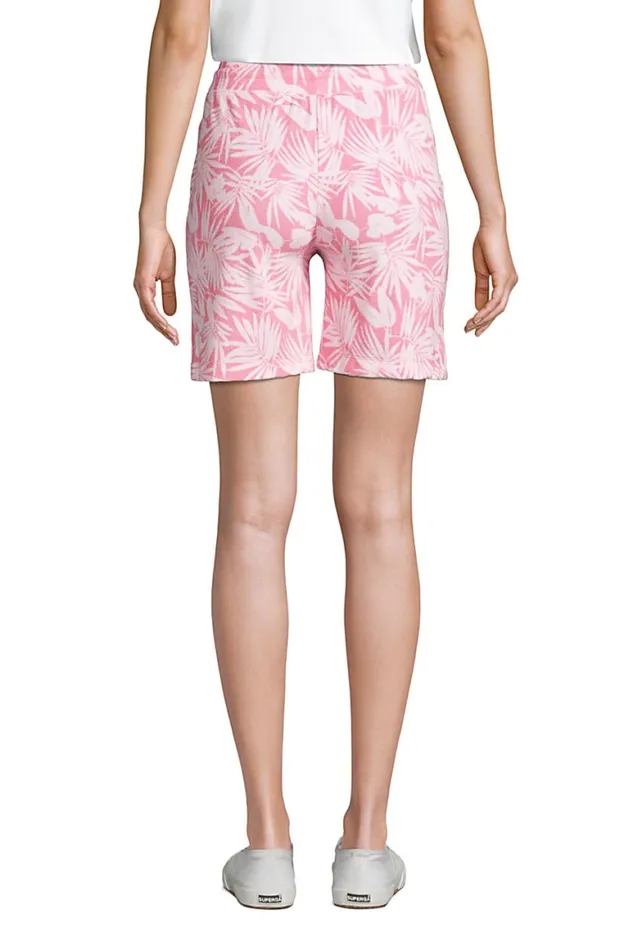 Lands039 End Shorts Women Seriously Terry Mid Rise Elastic Waist Pull On 7034 Shorts Multi Rainbow Stripe Lands039 End Shorts Women Seriously Terry Mid Rise Elastic Waist Pull On 7034 Shorts Multi Rainbow Stripe