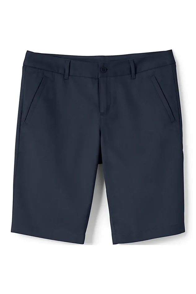 Lands039 End Shorts Women Stretch Chino Bermuda Shorts Classic Navy Lands039 End Shorts Women Stretch Chino Bermuda Shorts Classic Navy