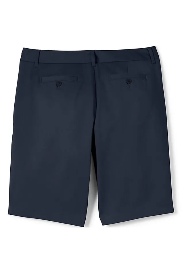 Lands039 End Shorts Women Stretch Chino Bermuda Shorts Classic Navy Lands039 End Shorts Women Stretch Chino Bermuda Shorts Classic Navy