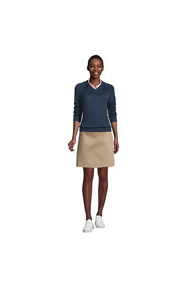 Lands039 End Skirts and Skorts Women Blend Chino Skort Above Knee Black Lands039 End Skirts and Skorts Women Blend Chino Skort Above Knee Black