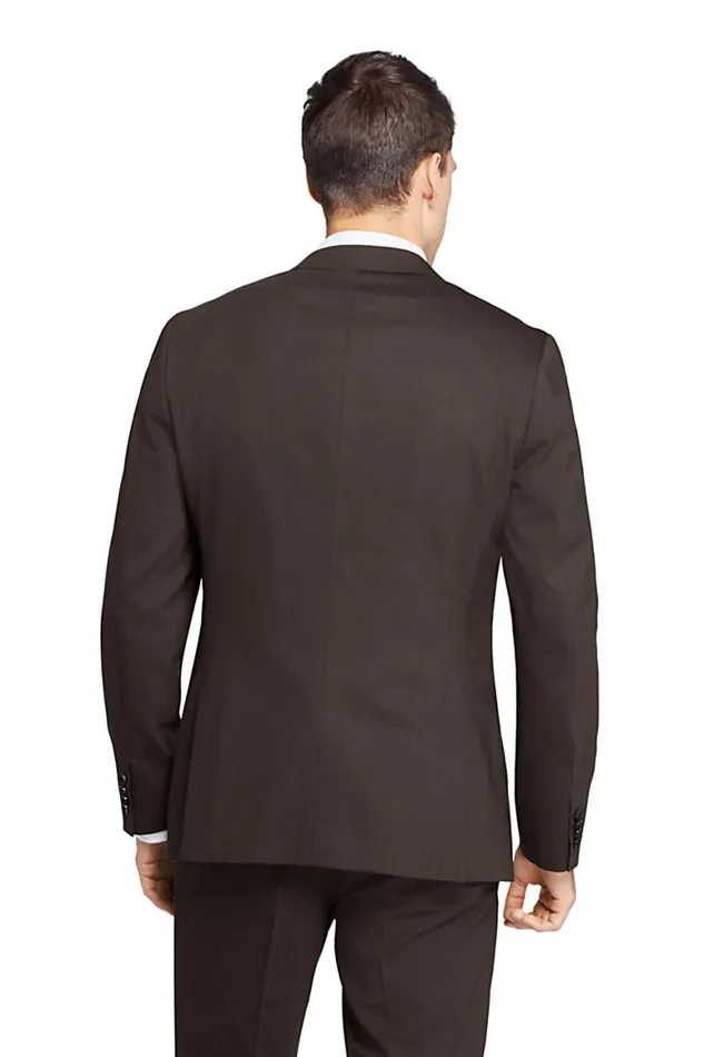 Lands039 End Sportcoats and Blazers Men Tailored Fit Comfort First Yearrounder Suit Jacket Brown Lands039 End Sportcoats and Blazers Men Tailored Fit Comfort First Yearrounder Suit Jacket Brown