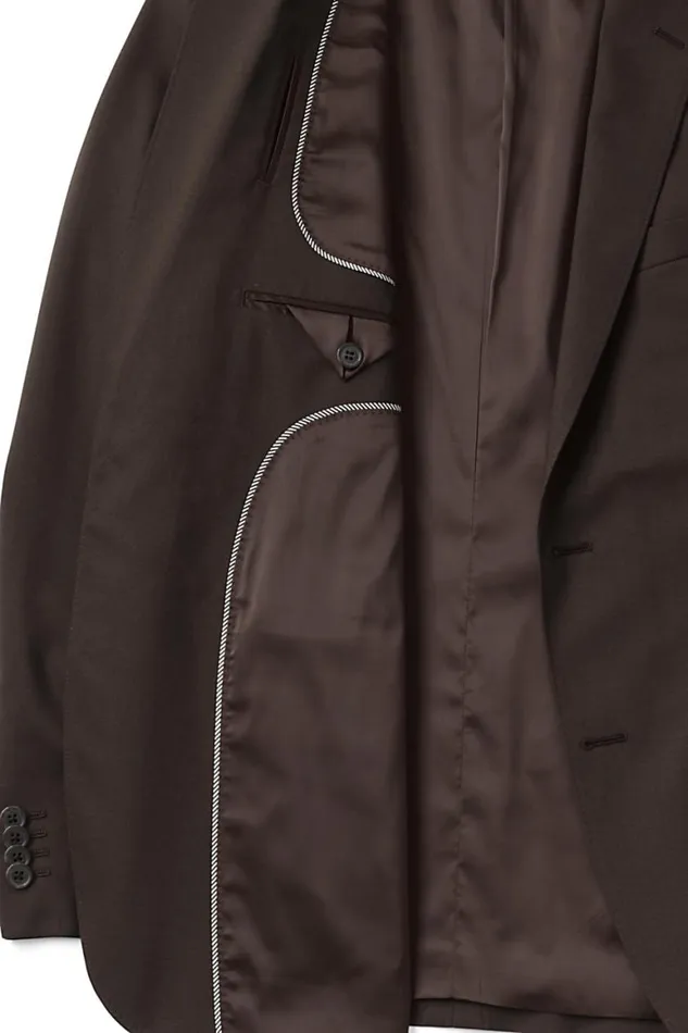 Lands039 End Sportcoats and Blazers Men Tailored Fit Comfort First Yearrounder Suit Jacket Brown Lands039 End Sportcoats and Blazers Men Tailored Fit Comfort First Yearrounder Suit Jacket Brown