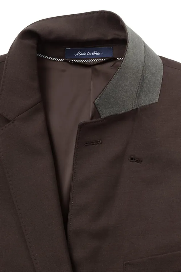 Lands039 End Sportcoats and Blazers Men Tailored Fit Comfort First Yearrounder Suit Jacket Brown Lands039 End Sportcoats and Blazers Men Tailored Fit Comfort First Yearrounder Suit Jacket Brown