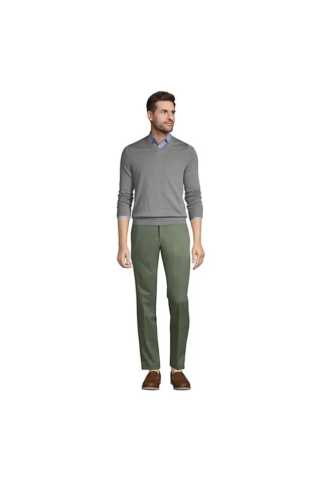 Lands039 End Sweaters Men Cotton Modal Tailored Fit Vneck Sweater Pewter Heather Lands039 End Sweaters Men Cotton Modal Tailored Fit Vneck Sweater Pewter Heather
