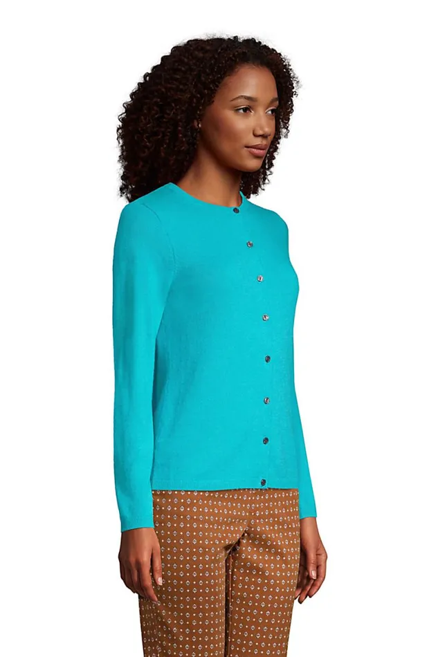 Lands039 End Sweaters Women Cashmere Cardigan Sweater Soft Surf Aqua Lands039 End Sweaters Women Cashmere Cardigan Sweater Soft Surf Aqua