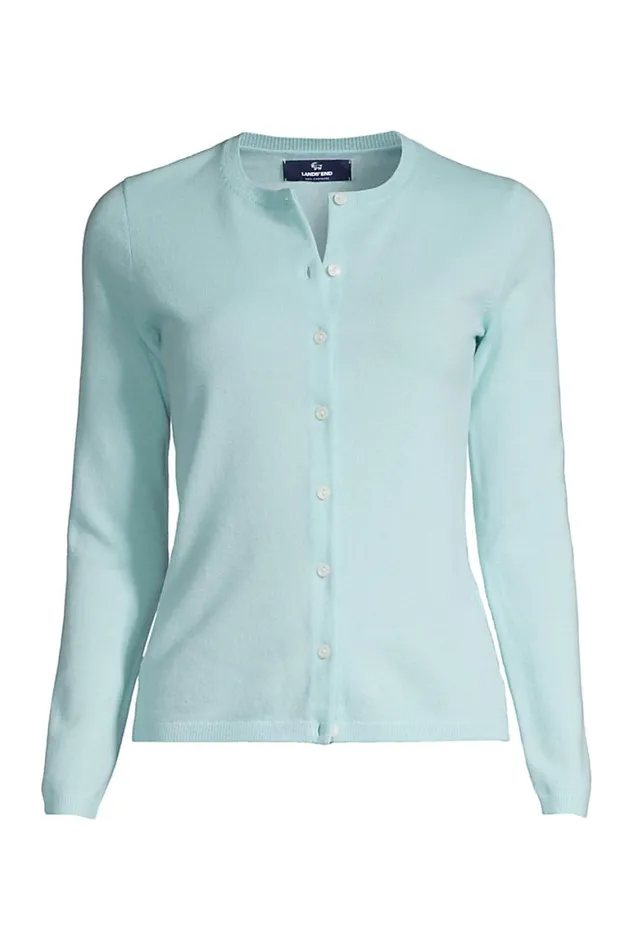 Lands039 End Sweaters Women Cashmere Cardigan Sweater Soft Surf Aqua Lands039 End Sweaters Women Cashmere Cardigan Sweater Soft Surf Aqua