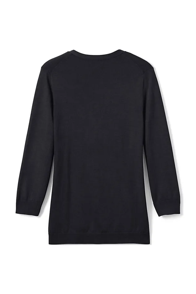 Lands039 End Sweaters Women Plus Size 34 Sleeve Performance Cardigan Sweater Black Lands039 End Sweaters Women Plus Size 34 Sleeve Performance Cardigan Sweater Black