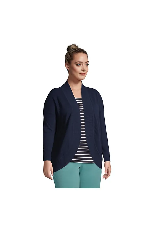 Lands039 End Sweaters Women Plus Size Cashmere Cocoon Cardigan Sweater Radiant Navy Lands039 End Sweaters Women Plus Size Cashmere Cocoon Cardigan Sweater Radiant Navy